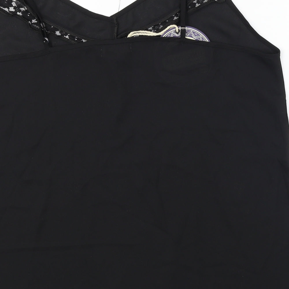 Brave Soul  Womens Black   Basic Blouse Size L