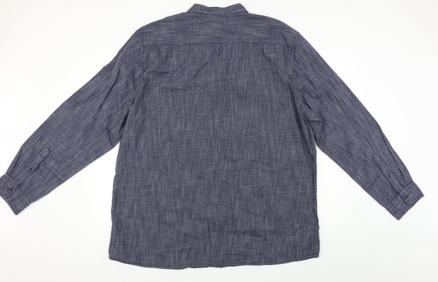 George  Mens Blue    Button-Up Size 2XL