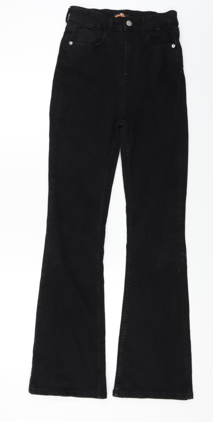 faboloos Womens Black Straight Jeans Size M L29 in