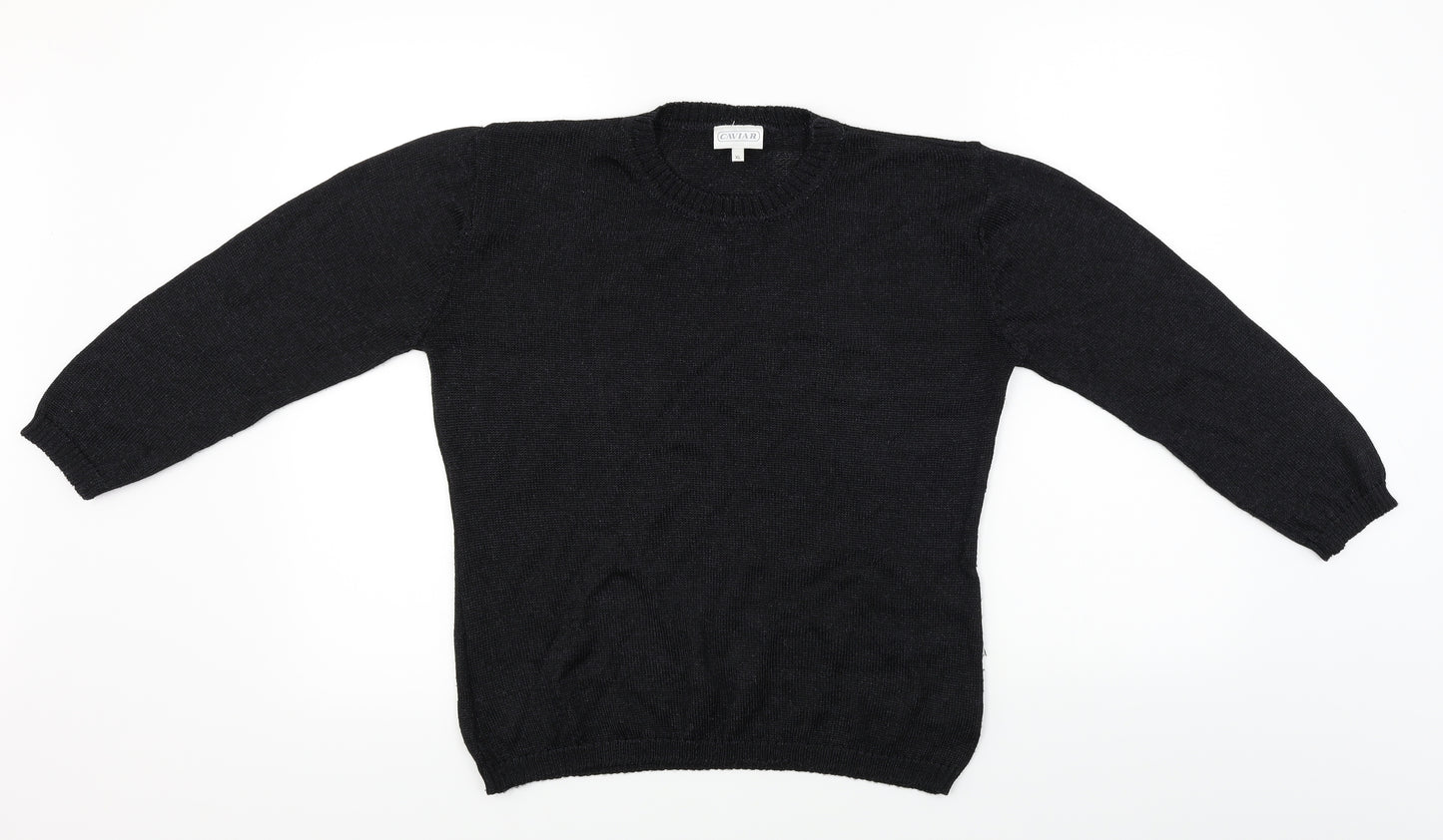 CAVIAR  Mens Black   Cardigan Jumper Size M