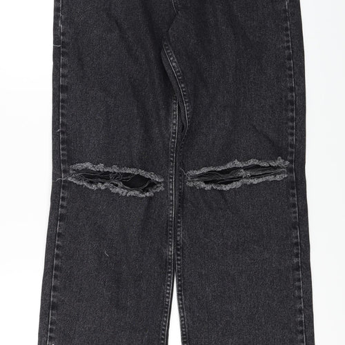 Preworn  Womens Black   Straight Jeans Size 10 L30 in