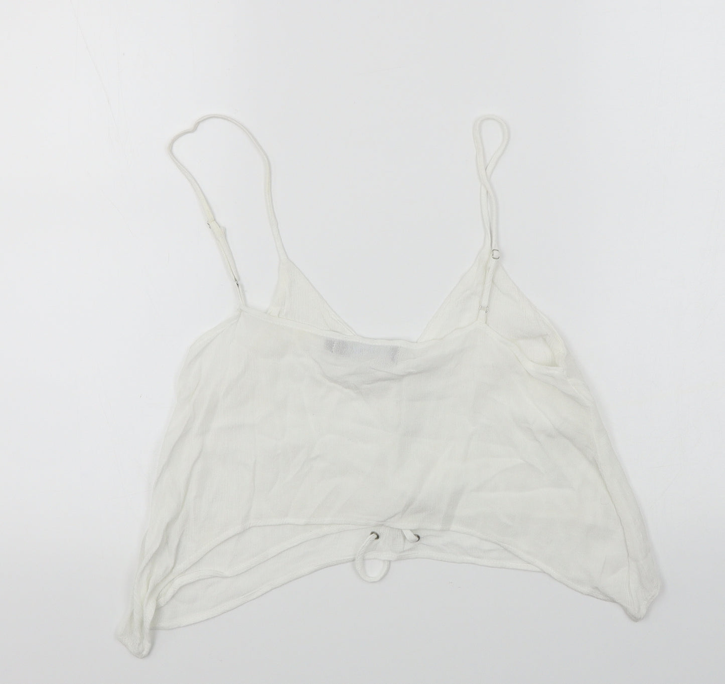 Misstruth  Womens White   Cropped T-Shirt Size 8