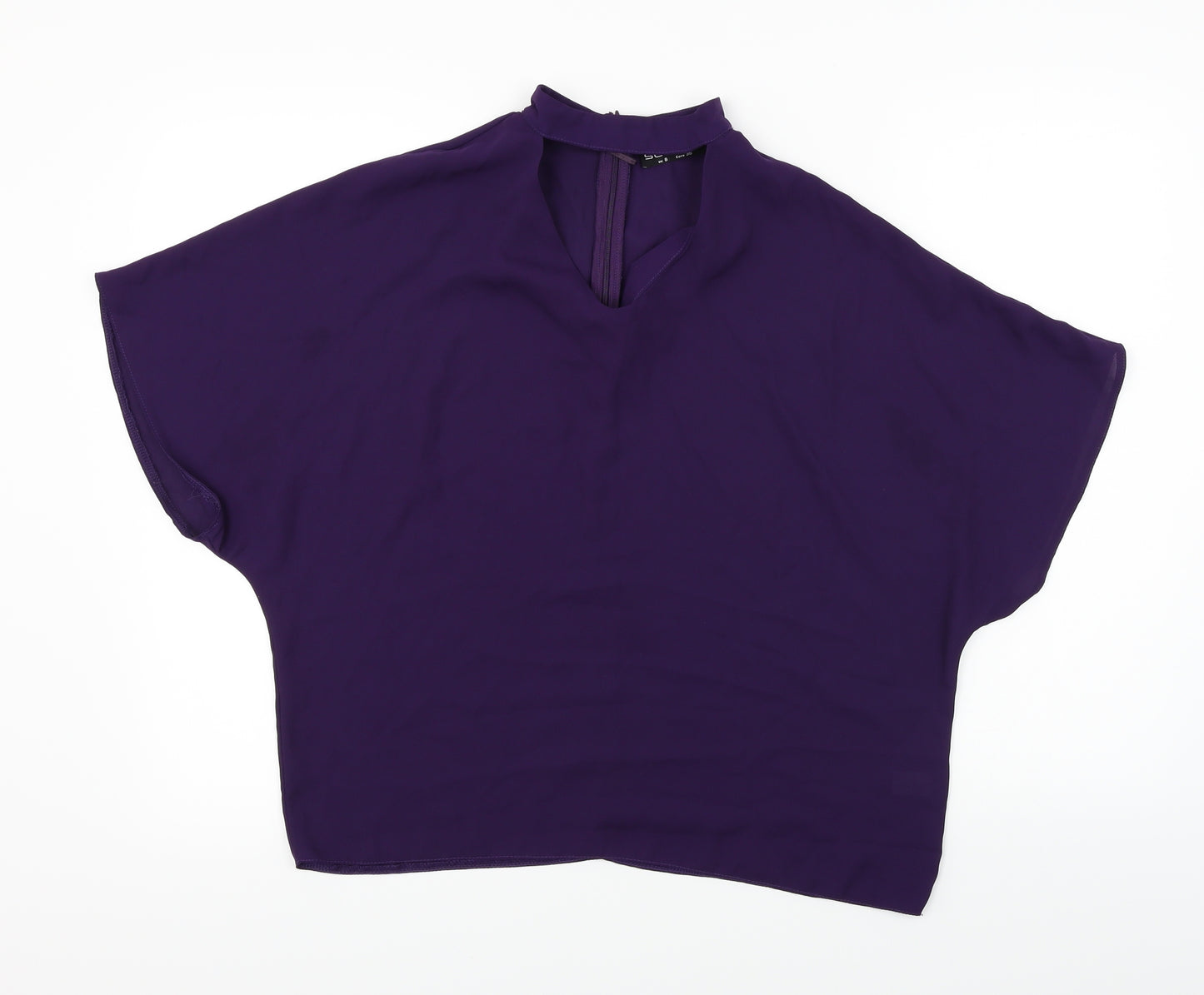 Select  Womens Purple   Basic Blouse Size 8