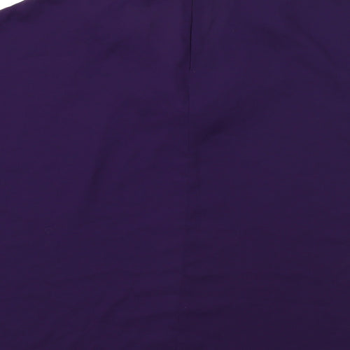 Select  Womens Purple   Basic Blouse Size 8