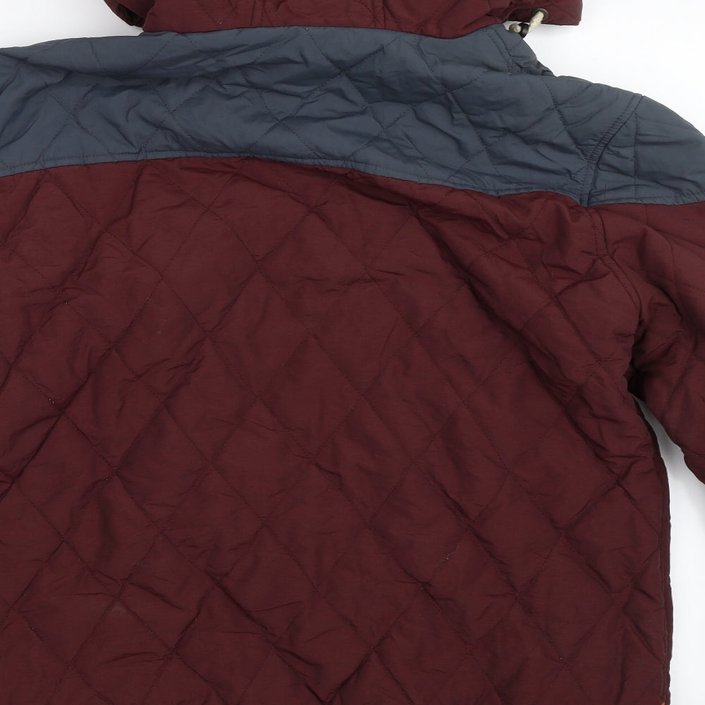 SoulCal&Co Mens Red   Jacket Coat Size L