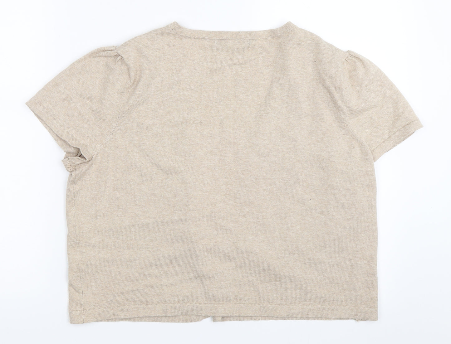 George Womens Beige   Cardigan Jumper Size 18