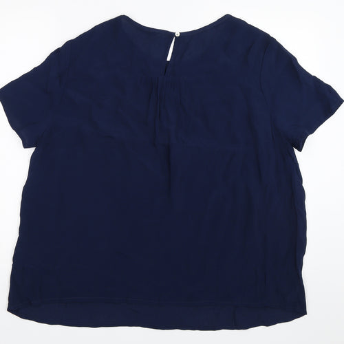 TU Womens Blue   Basic Blouse Size 18