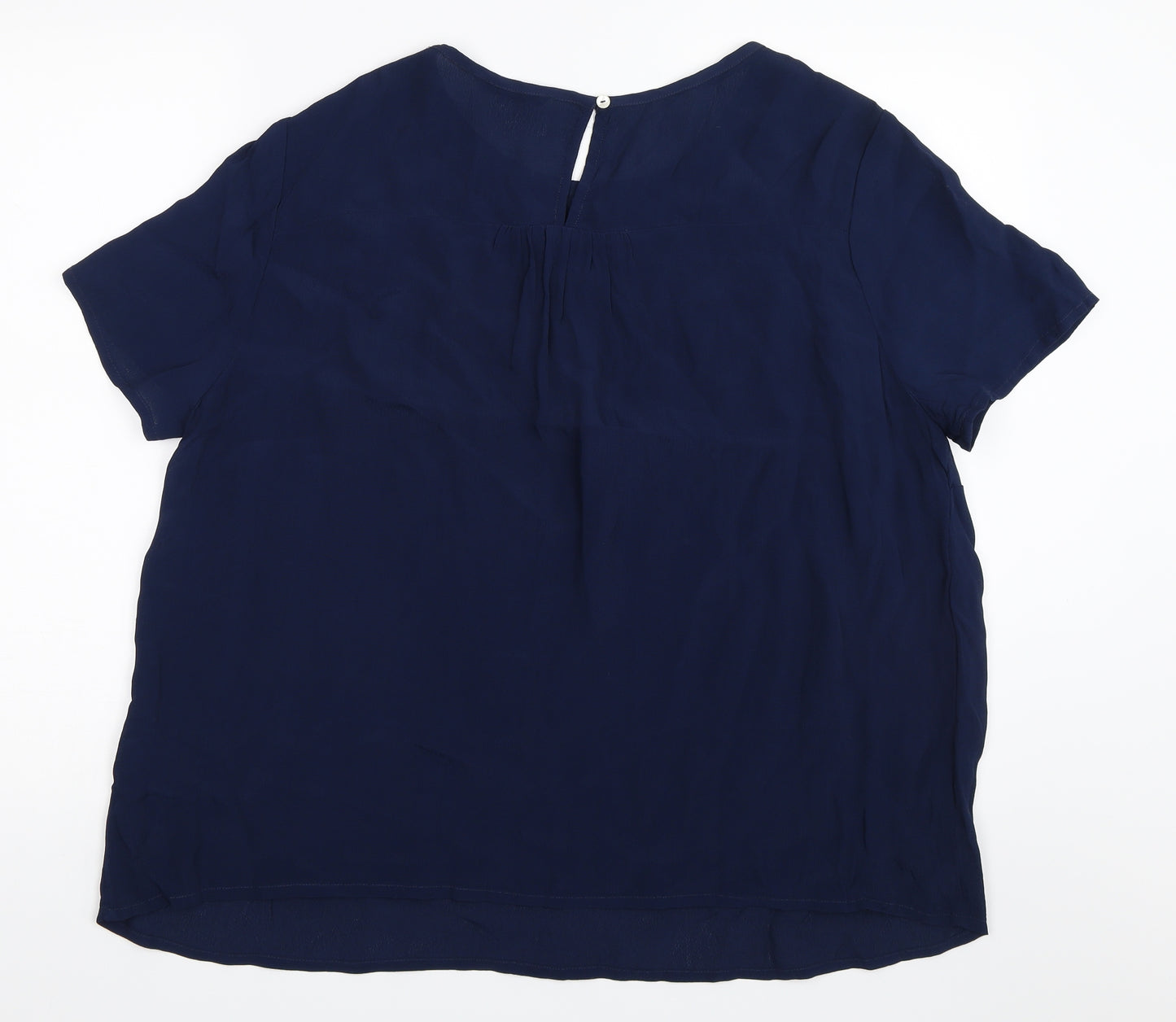 TU Womens Blue   Basic Blouse Size 18