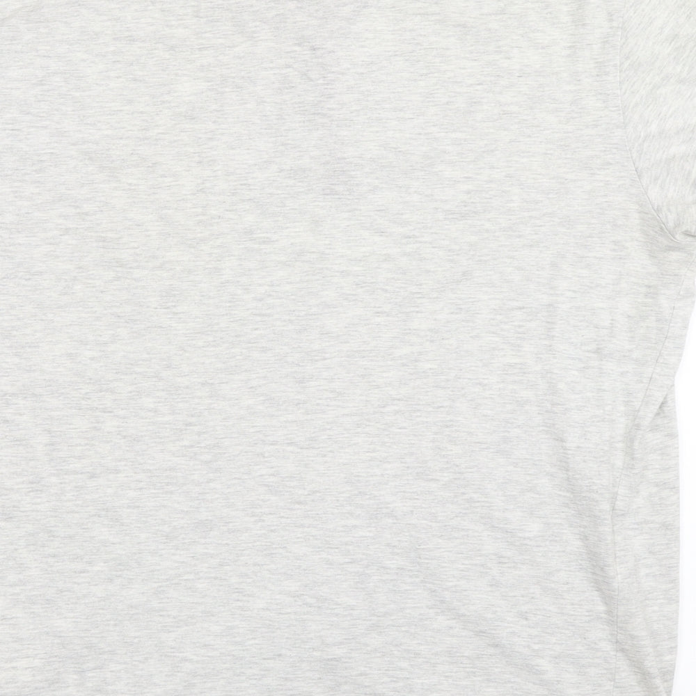 Officers Club Mens Grey    T-Shirt Size L