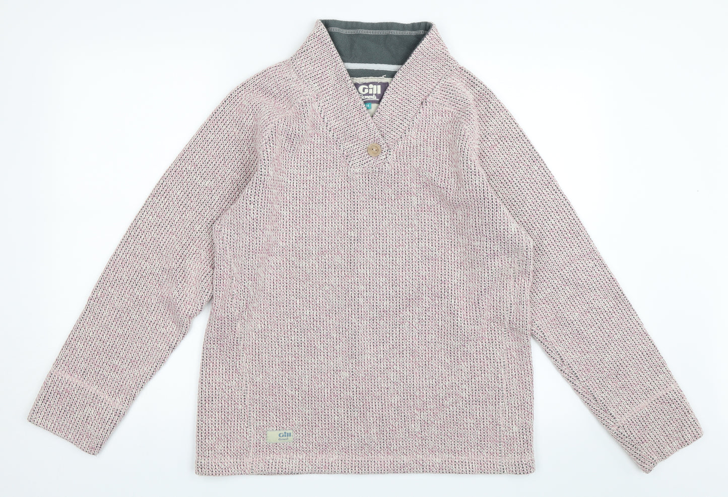 Gill Womens Pink   Henley Jumper Size 14