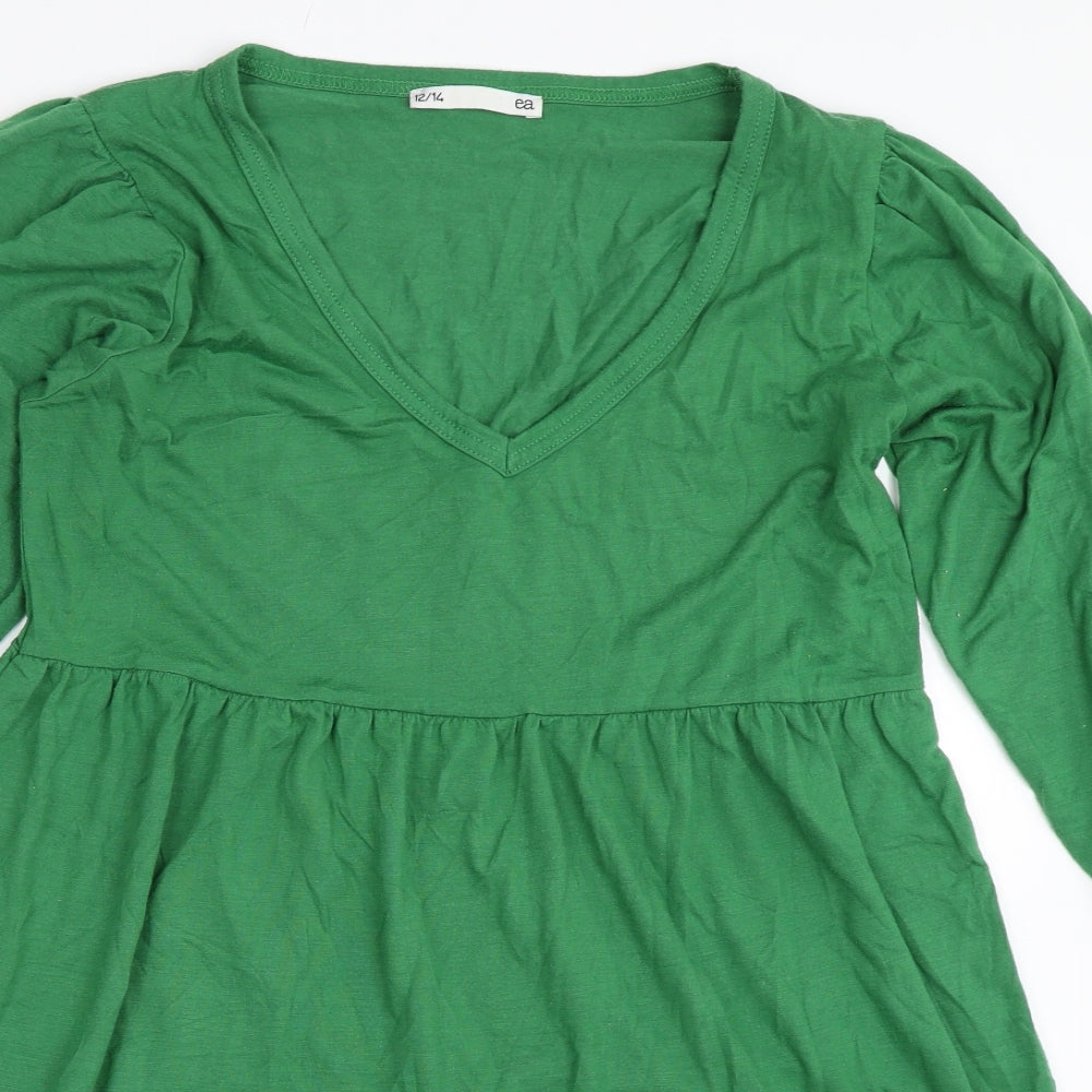 EA Womens Green   Fit & Flare  Size 12