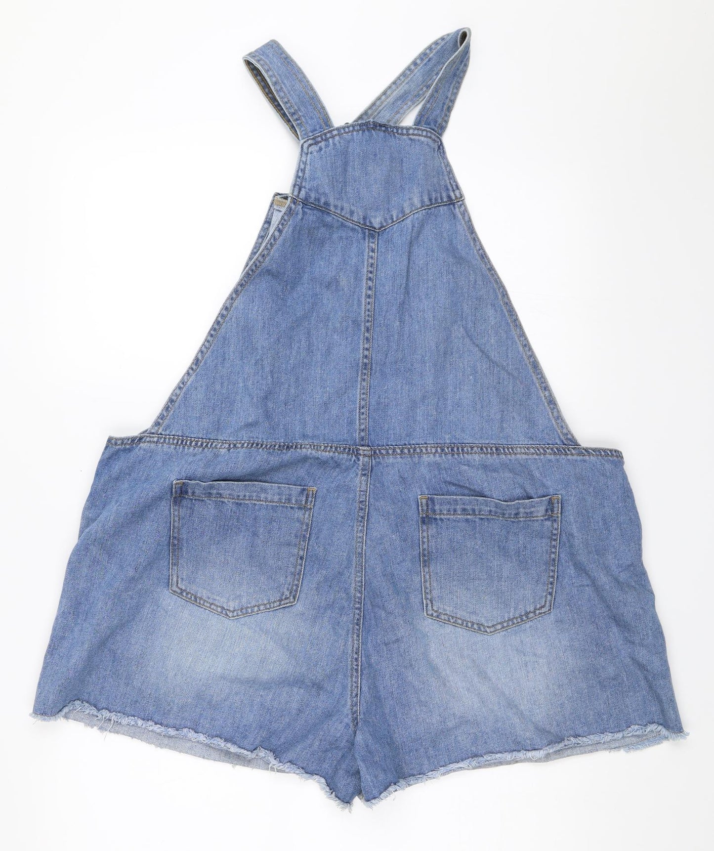 Primark Womens Blue  Denim Dungaree One-Piece Size 20