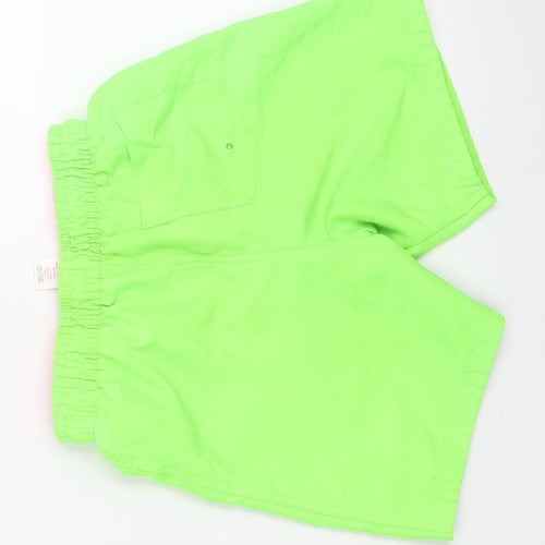 F&F Boys Green   Bermuda Shorts Size 8-9 Years - swim shorts