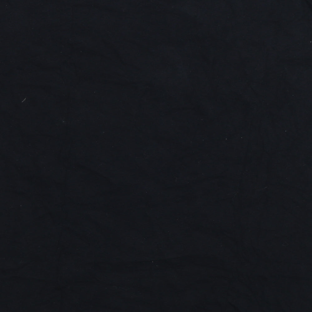 Gildan Mens Black    T-Shirt Size L