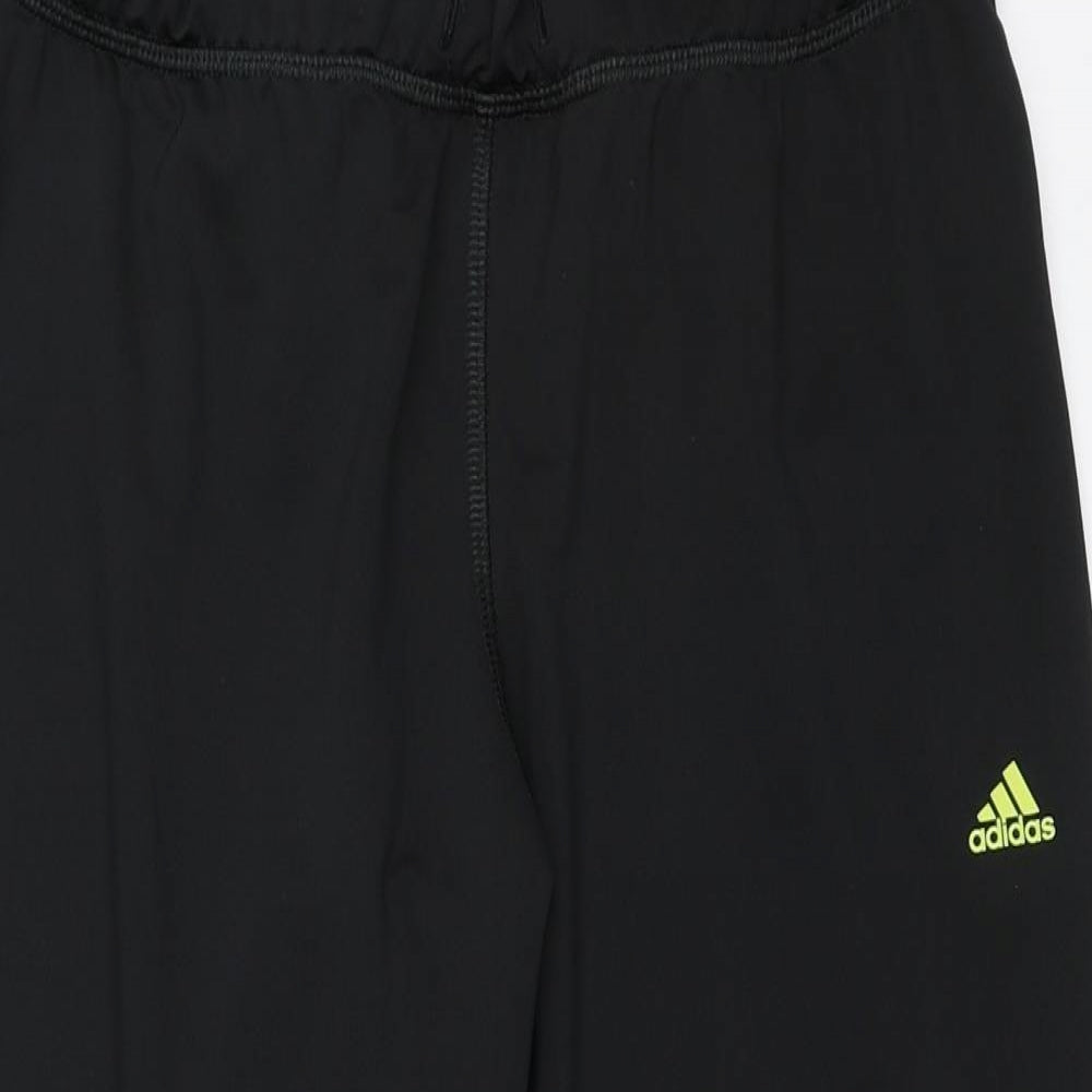 adidas Womens Black   Cropped Trousers Size XS L19 in