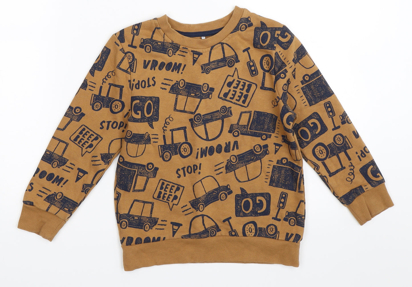George Boys Brown   Pullover Sweatshirt Size 5-6 Years