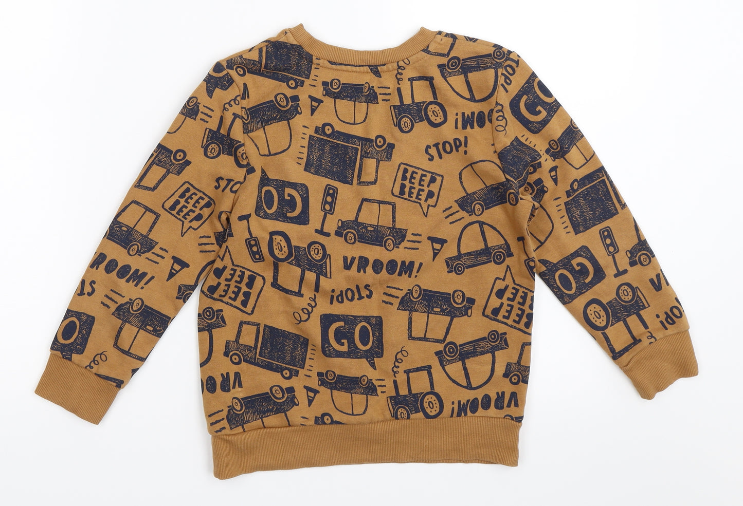George Boys Brown   Pullover Sweatshirt Size 5-6 Years
