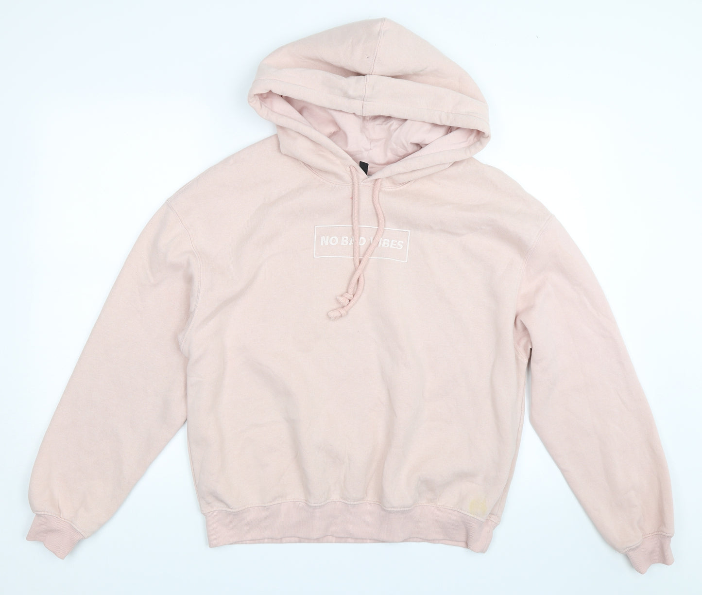 H&M Womens Pink   Pullover Hoodie Size L