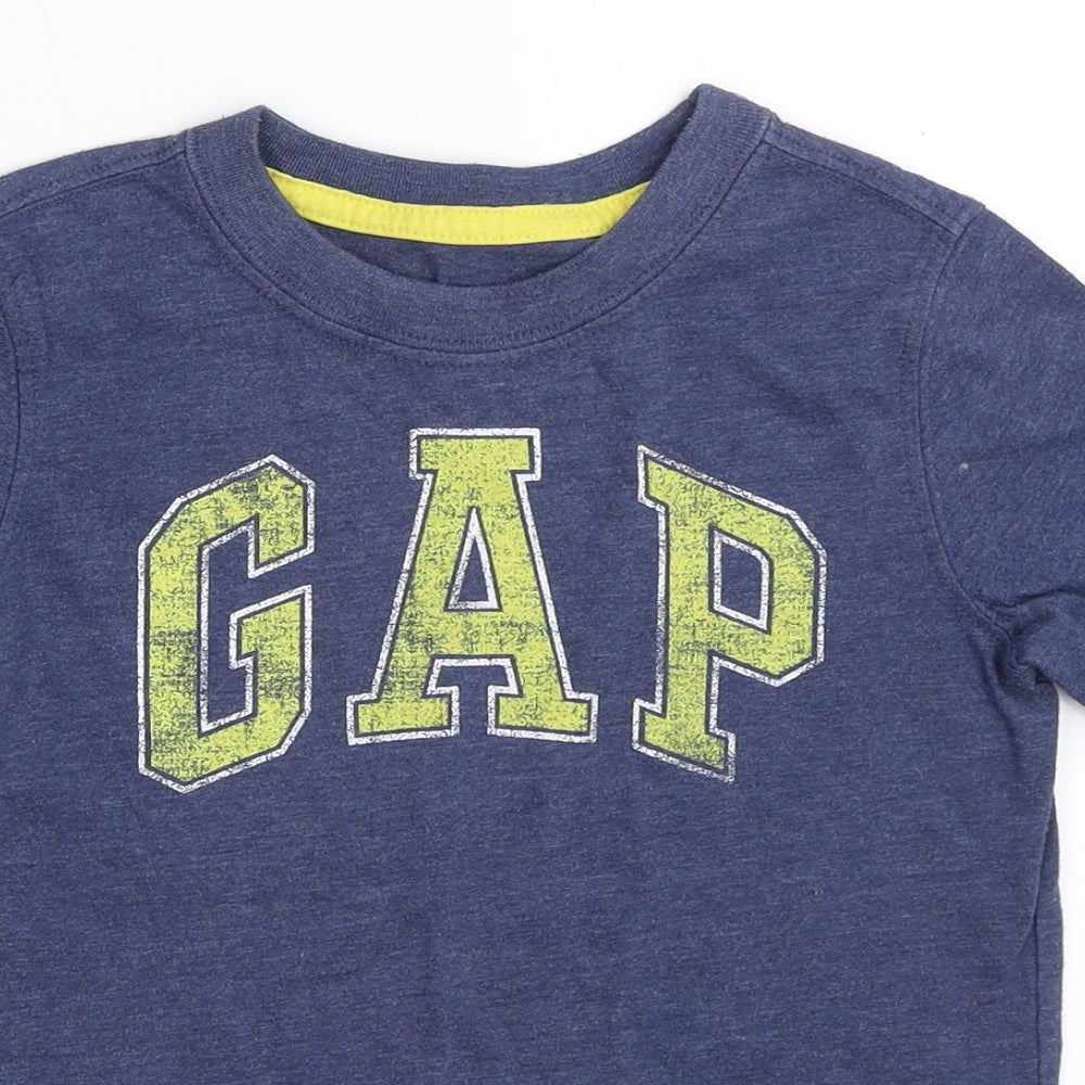 Gap Boys Blue   Basic T-Shirt Size 4-5 Years