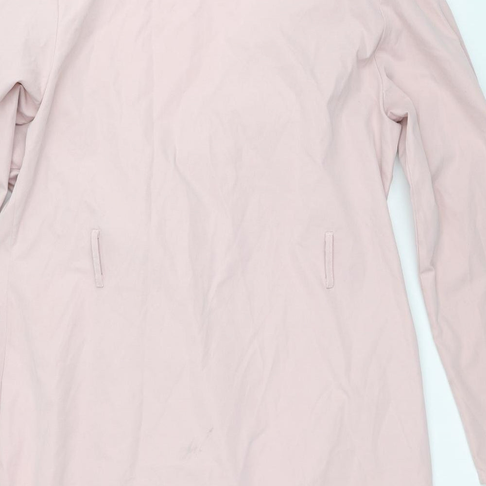 PRETTYLITTLETHING Womens Pink   Trench Coat Coat Size 16