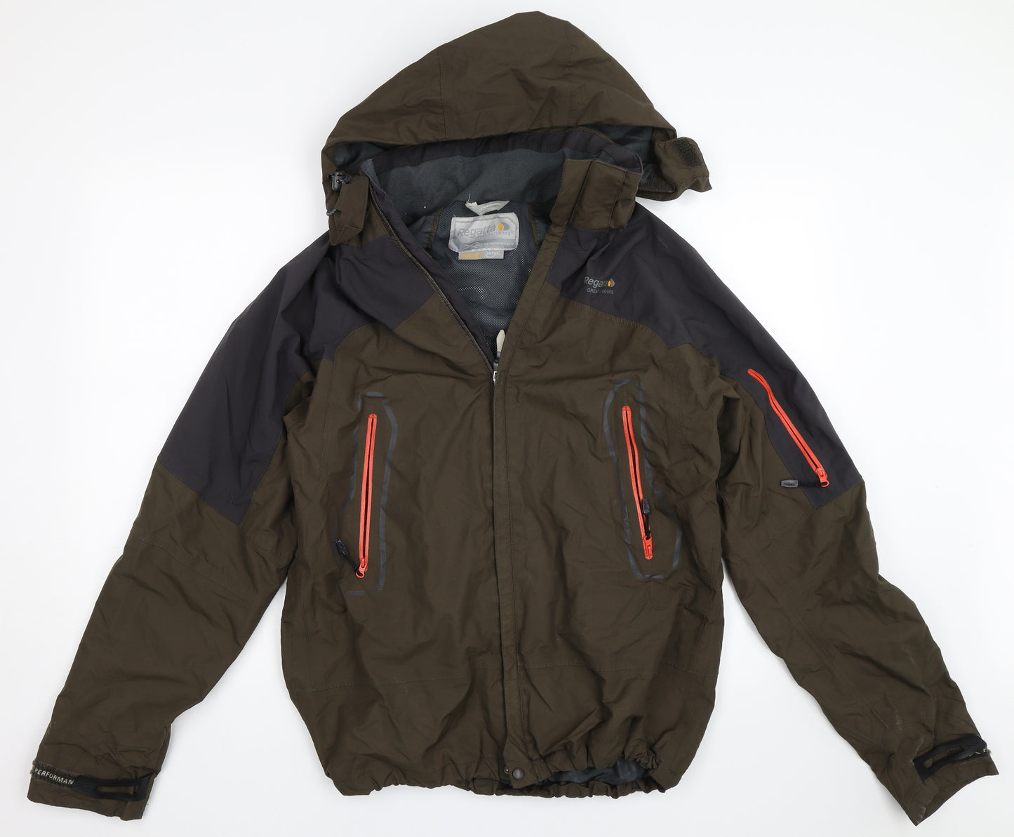 Regatta Mens Green   Rain Coat Coat Size S