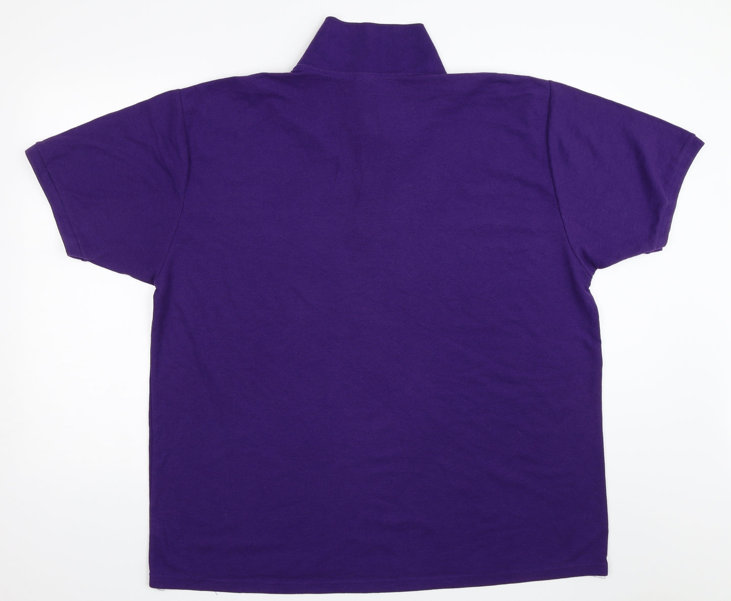 Fruit of the Loom Mens Purple    Polo Size 3XL