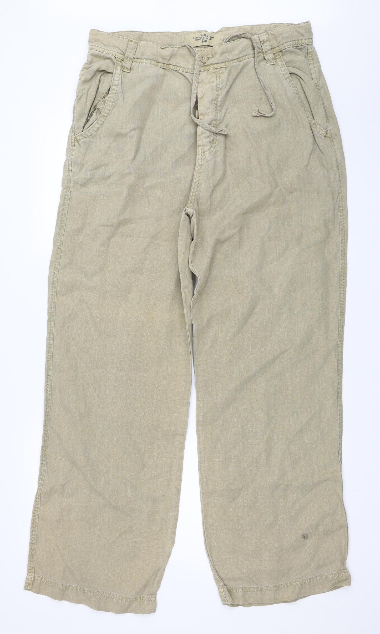 NEXT Mens Beige   Trousers  Size 34 in L31 in