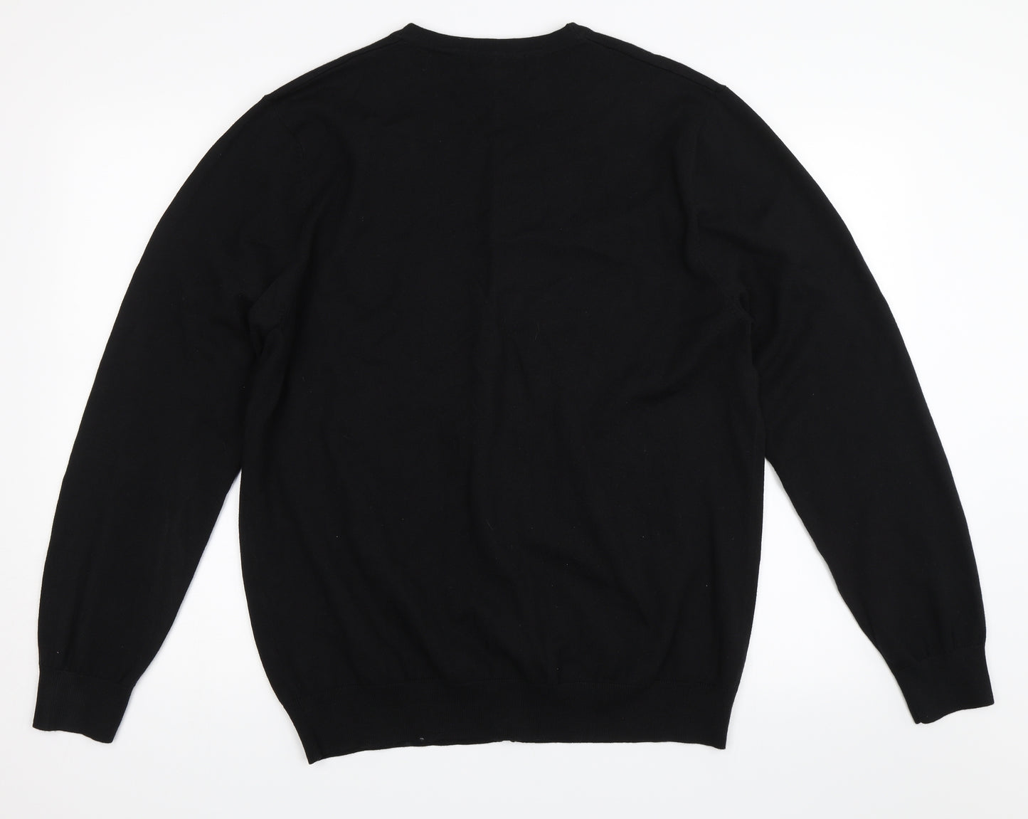 Burton Mens Black   Cardigan Jumper Size XL