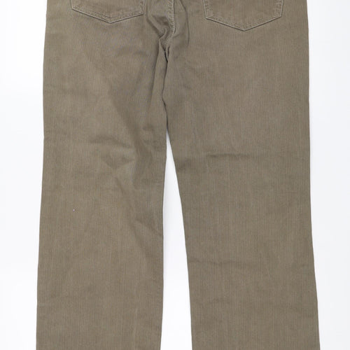 George Mens Green  Denim Straight Jeans Size 32 in L29 in