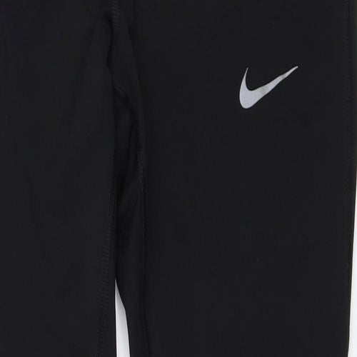 Nike Womens Black   Compression Leggings Size L L28 in