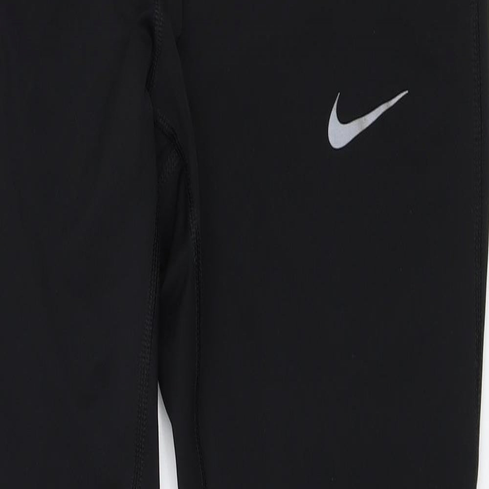 Nike Womens Black   Compression Leggings Size L L28 in