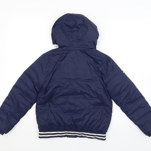Hackett London Boys Blue   Parka Coat Size 9-10 Years