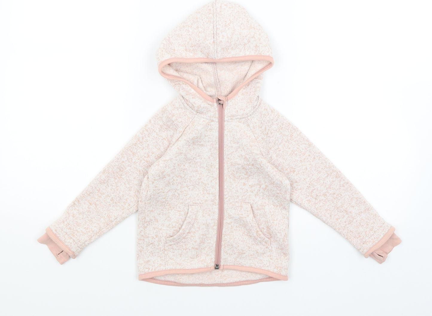 H&M Baby Pink   Full Zip Jumper Size 18-24 Months