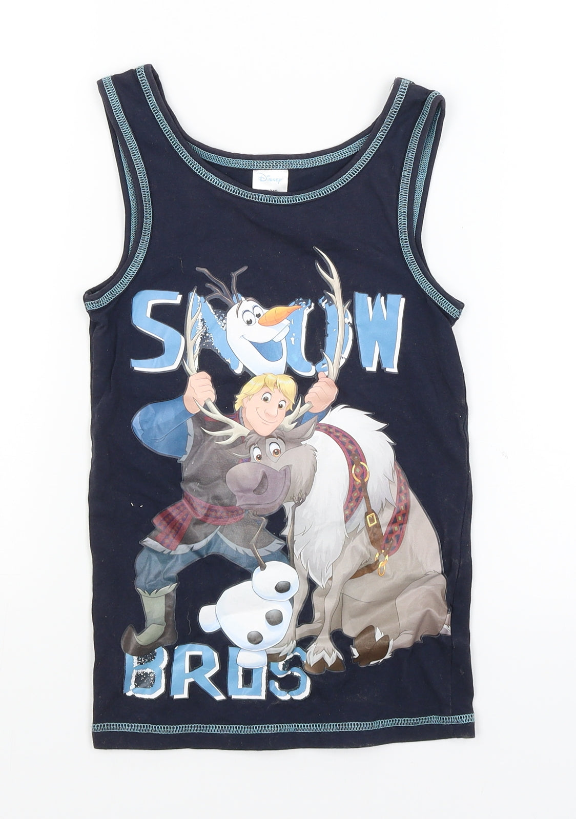 Disney Boys Blue   Basic Tank Size 9-10 Years  - Frozen