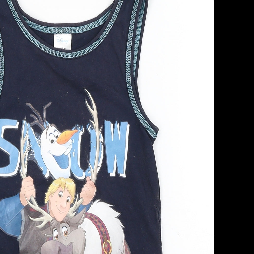 Disney Boys Blue   Basic Tank Size 9-10 Years  - Frozen