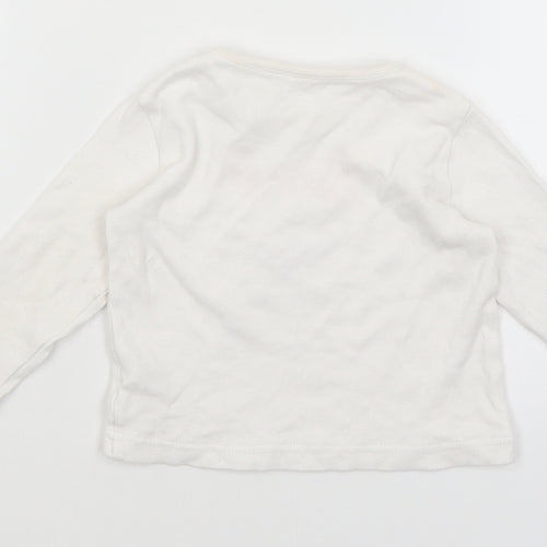Disney Baby Baby White   Basic T-Shirt Size 9-12 Months  - Bambi