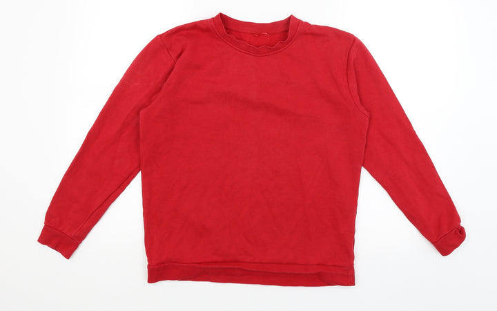 George Boys Red   Pullover Sweatshirt Size 13-14 Years