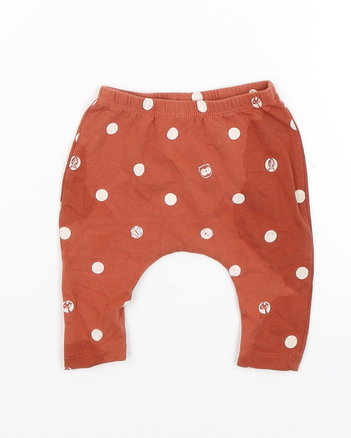 Next Baby Baby Brown Sweatpants Trousers Size 0-3 Months