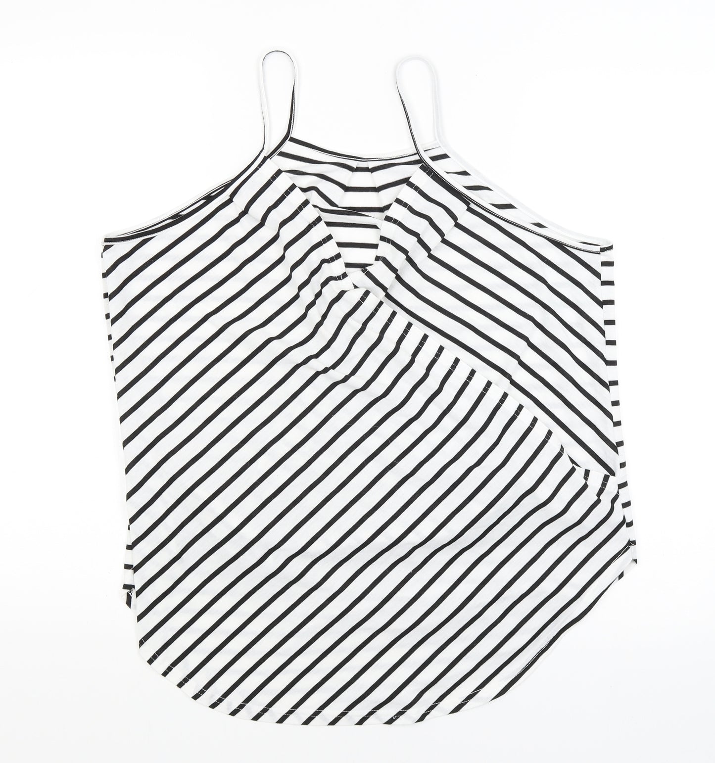 SheIn Womens Black Striped  Camisole Tank Size XL
