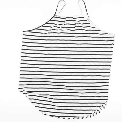SheIn Womens Black Striped  Camisole Tank Size XL