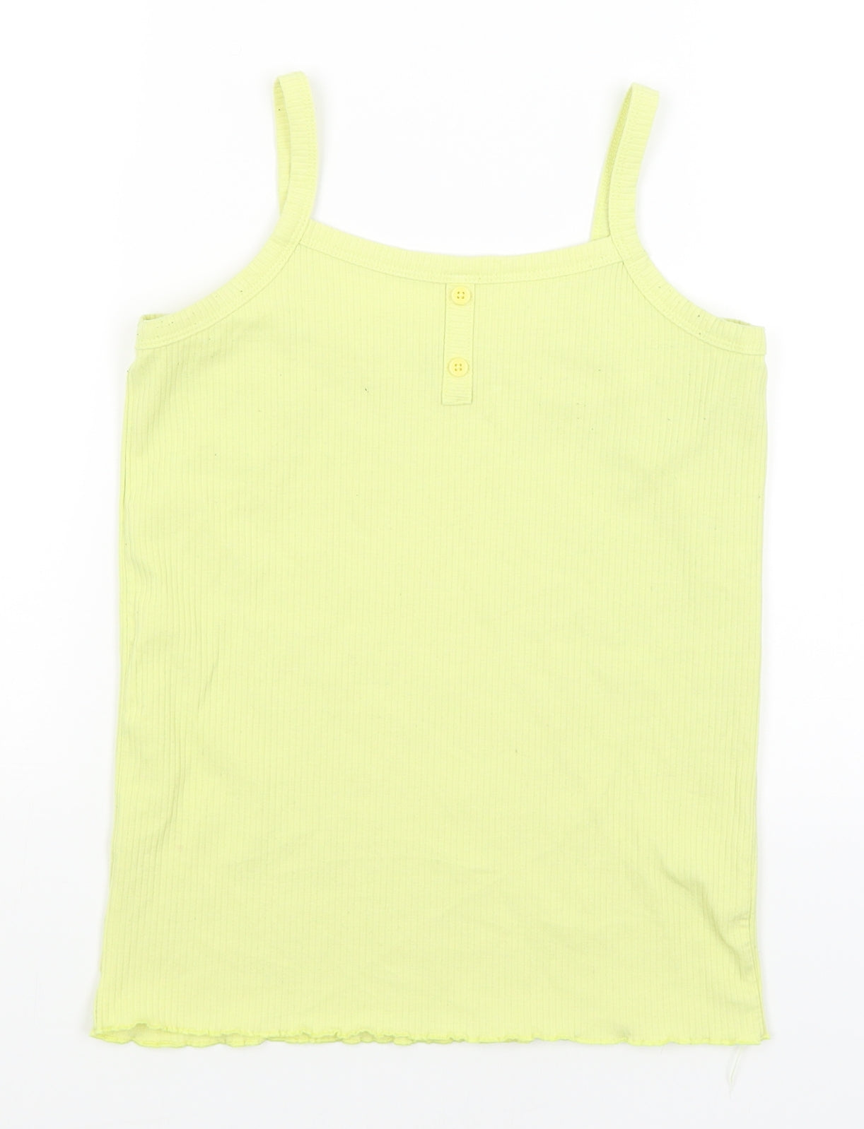 TU Girls Yellow   Basic Tank Size 12 Years
