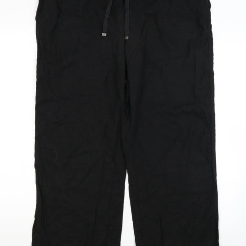George Womens Black   Trousers  Size 16 L28 in