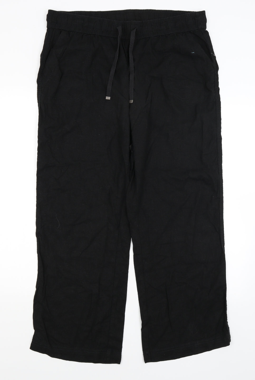 George Womens Black   Trousers  Size 16 L28 in