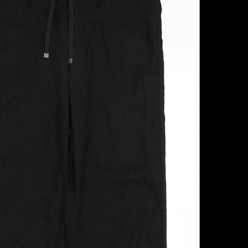 George Womens Black   Trousers  Size 16 L28 in