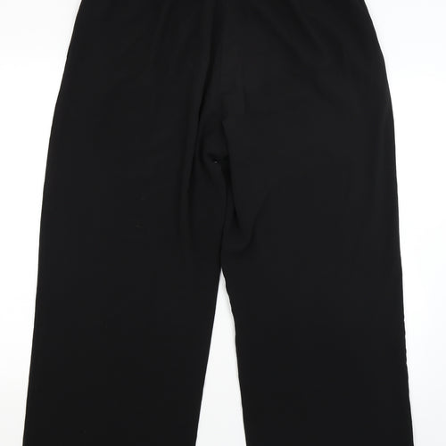 Papaya Womens Black   Trousers  Size 16 L28 in