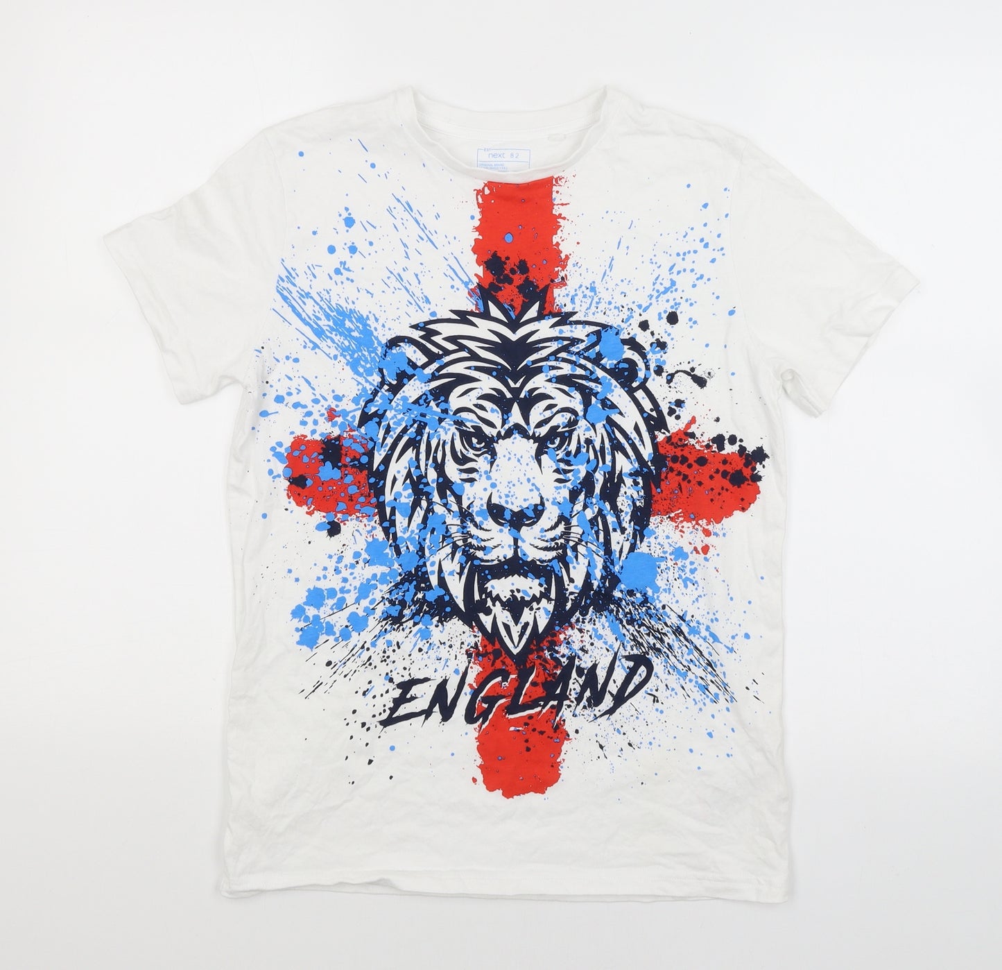 NEXT Boys White   Basic T-Shirt Size 13 Years  - England