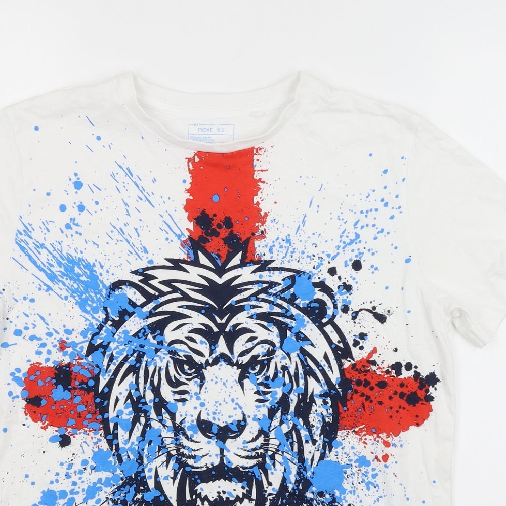 NEXT Boys White   Basic T-Shirt Size 13 Years  - England