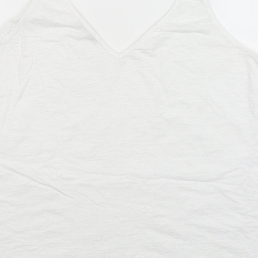 George Womens White   Camisole Tank Size 16