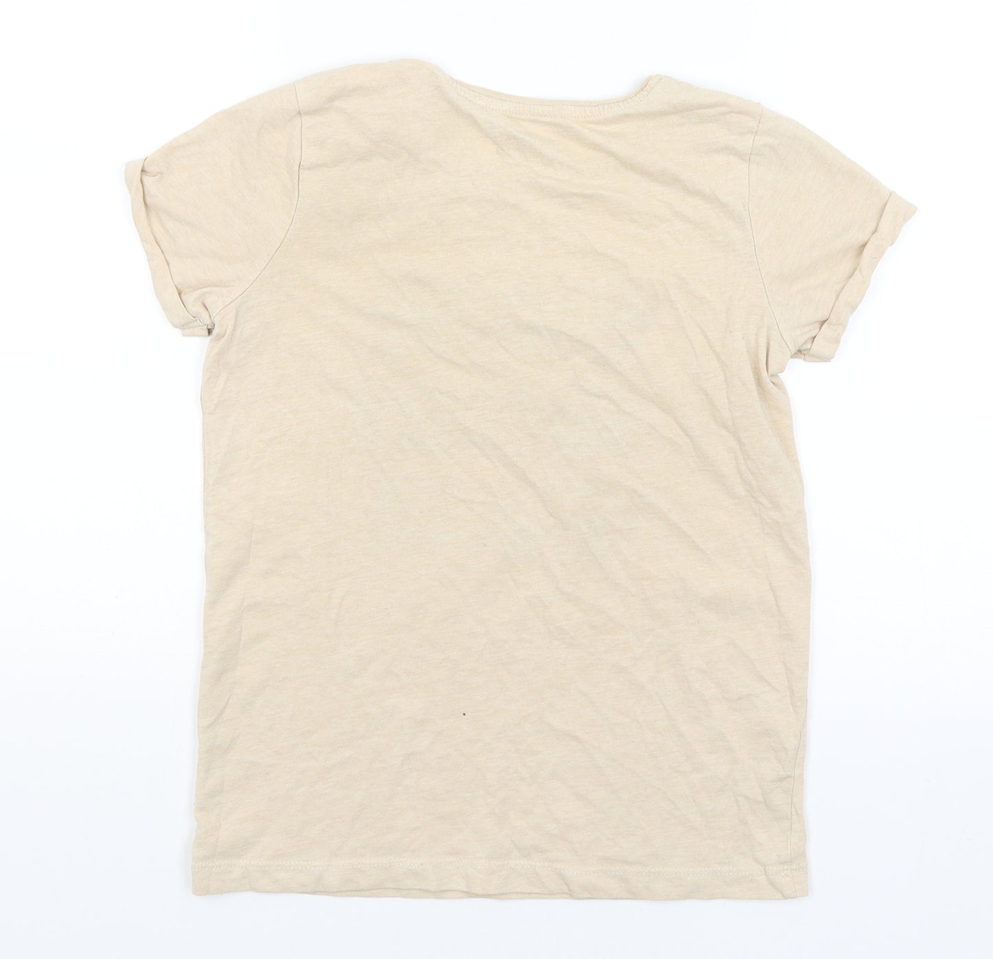 Primark Girls Beige   Basic T-Shirt Size 10-11 Years  - Sorry, Not Sorry