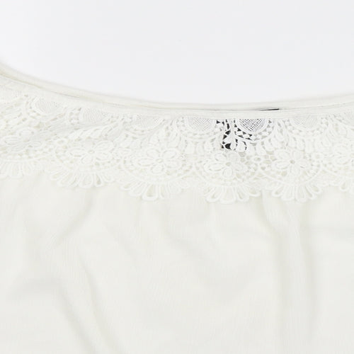 New Look Womens White   Basic Blouse Size 10